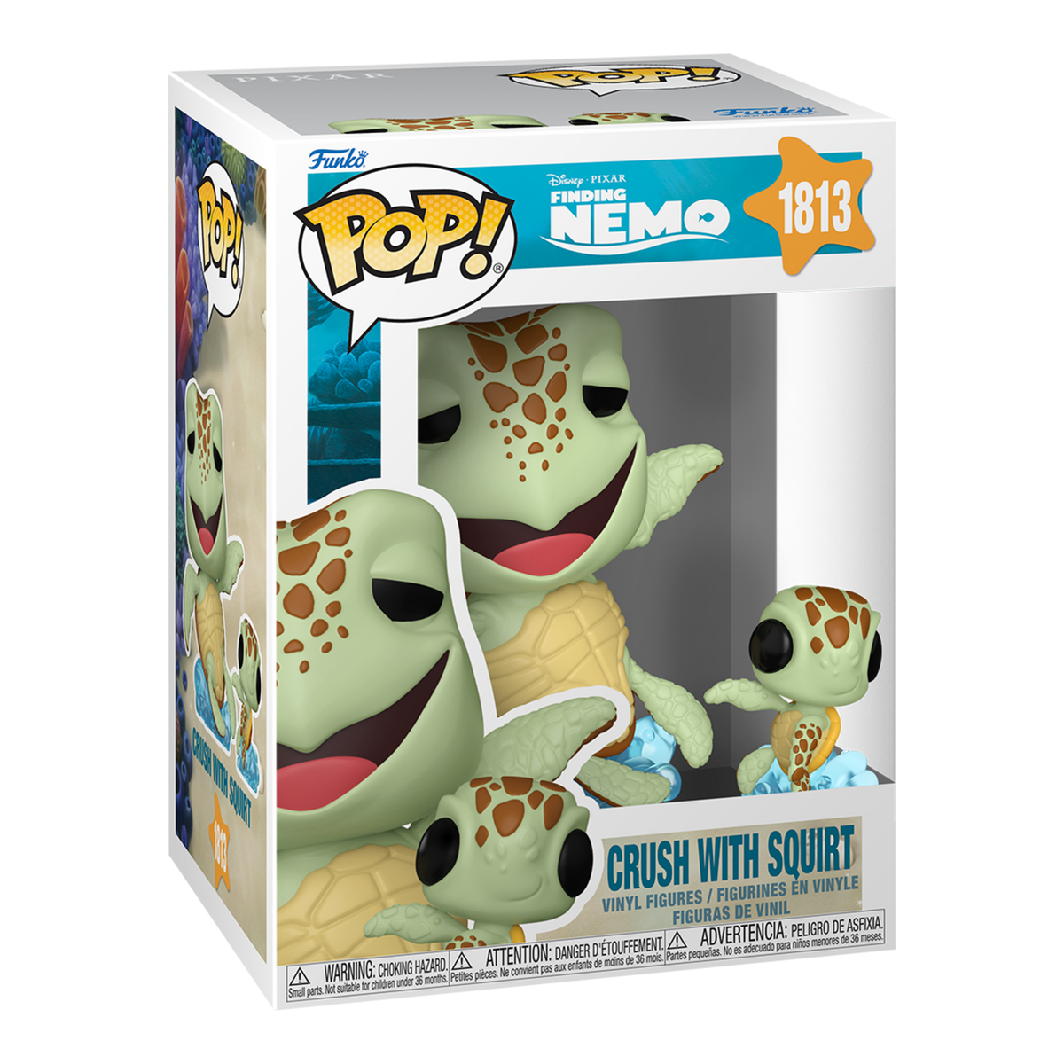 Funko Pop! Vinyl & Buddy Finding Nemo Crush with Squirt #1813