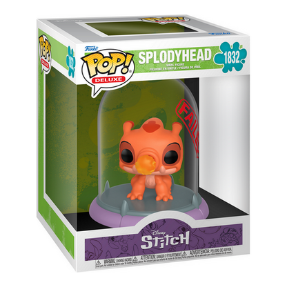 Funko Pop! Vinyl Deluxe Disney Lilo & Stitch Splodyhead in Containment Capsule #1832