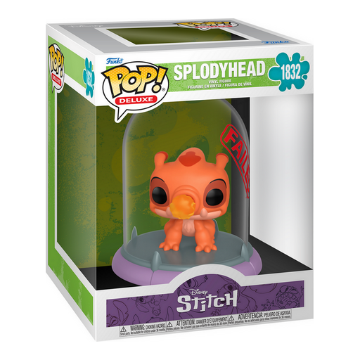 Funko Pop! Vinyl Deluxe Disney Lilo & Stitch Splodyhead in Containment Capsule #1832