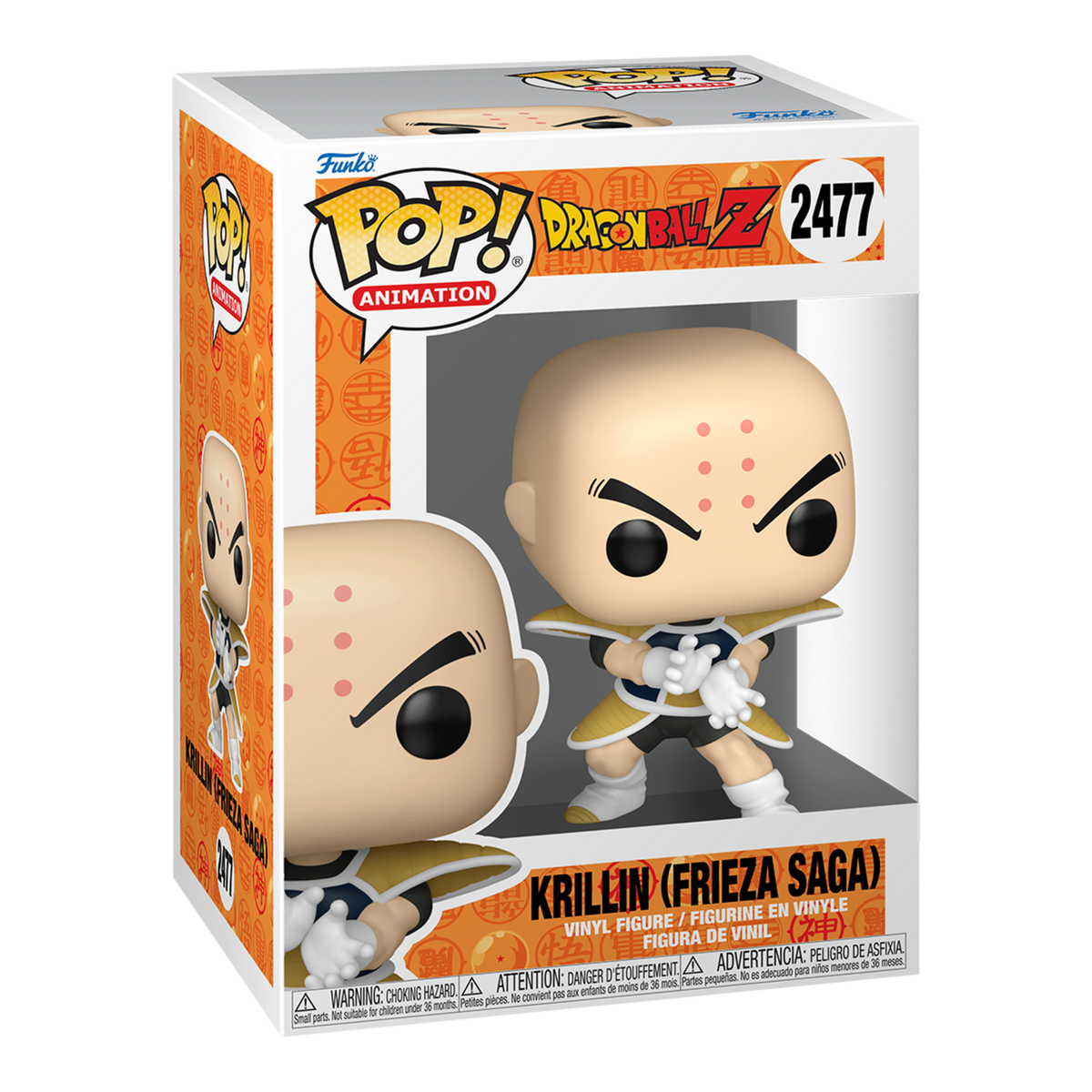 Funko Pop! Animation Dragon Ball Z Krillin Vinyl Figure