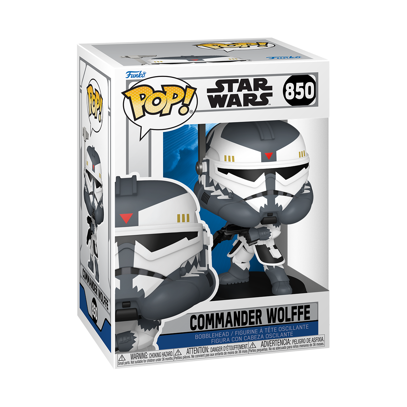 Funko Pop! Star Wars Commander Wolffe Vinyl Bobblehead #850