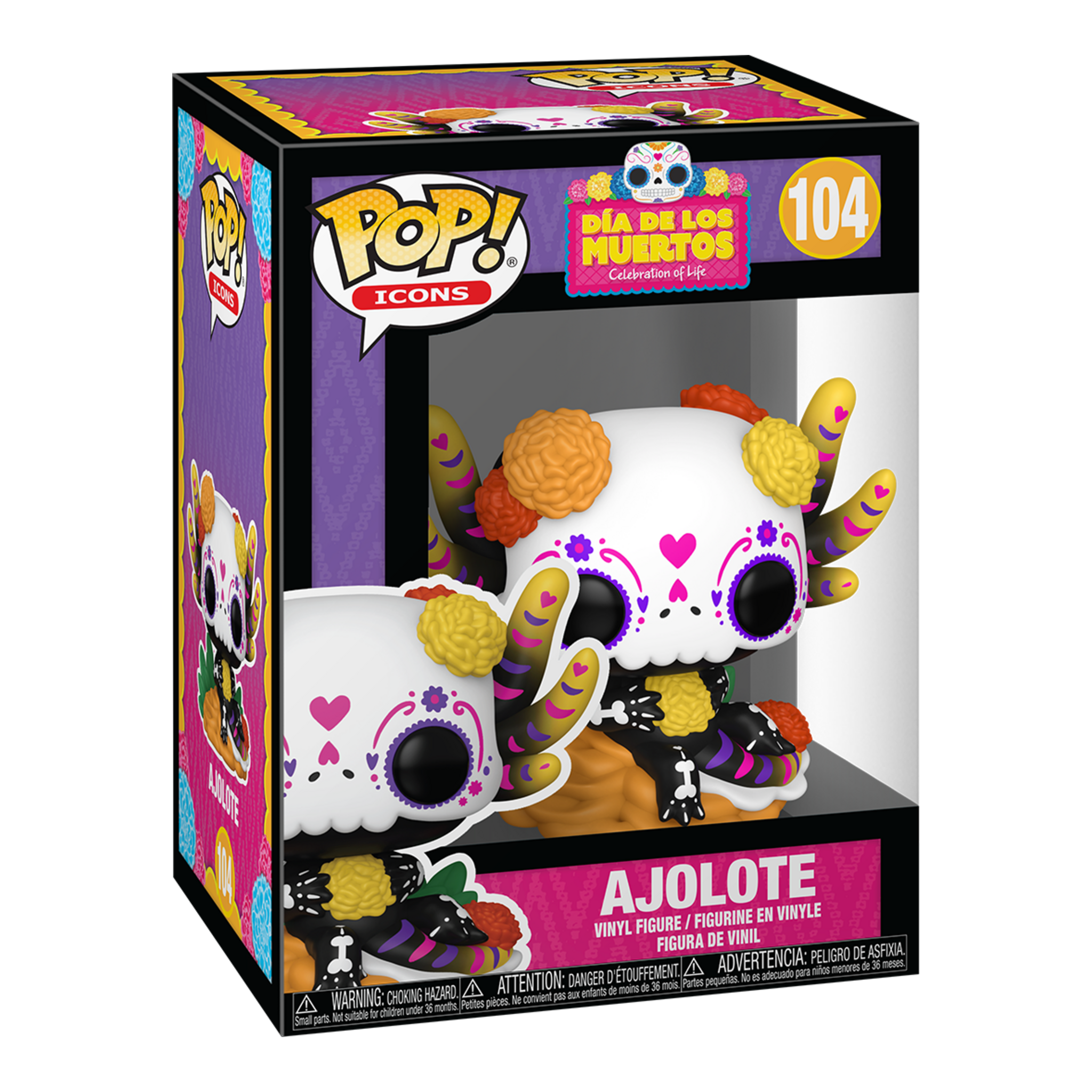 Funko Pop! Día de los Muertos Ajolote Vinyl Figure #104