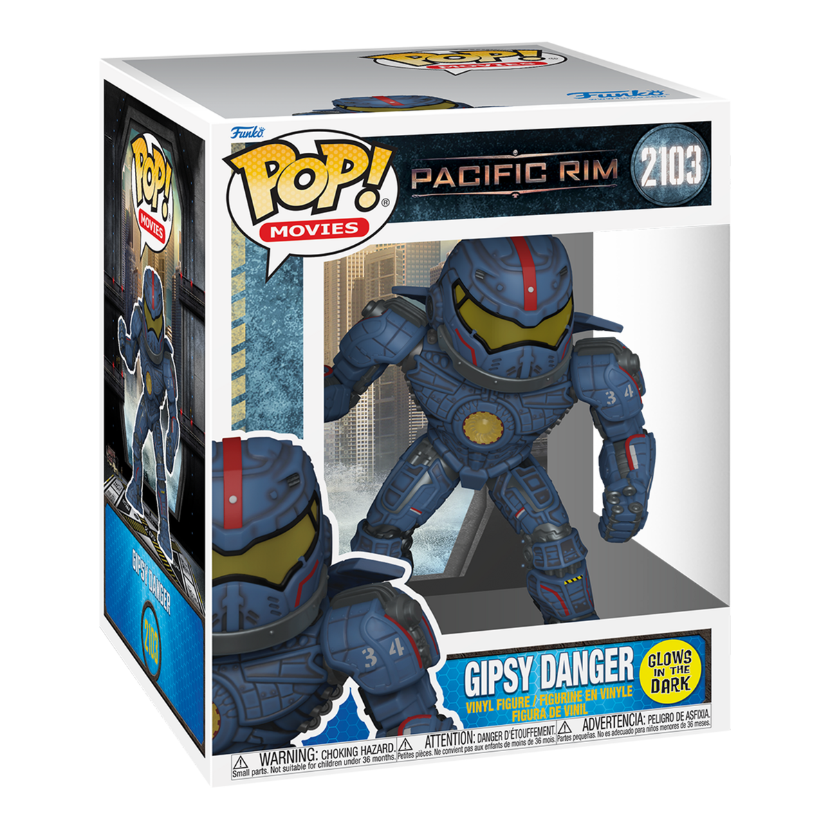 Funko Pop! Vinyl Super Pacific Rim Gipsy Danger Glow in the Dark Vinyl Figure #2103