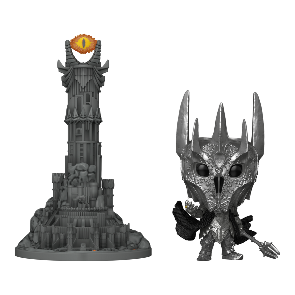 Funko Pop! Vinyl Town The Lord of the Rings Sauron with the Tower of Barad dûr #36 Glow in the Dark Vinyl Figure #36