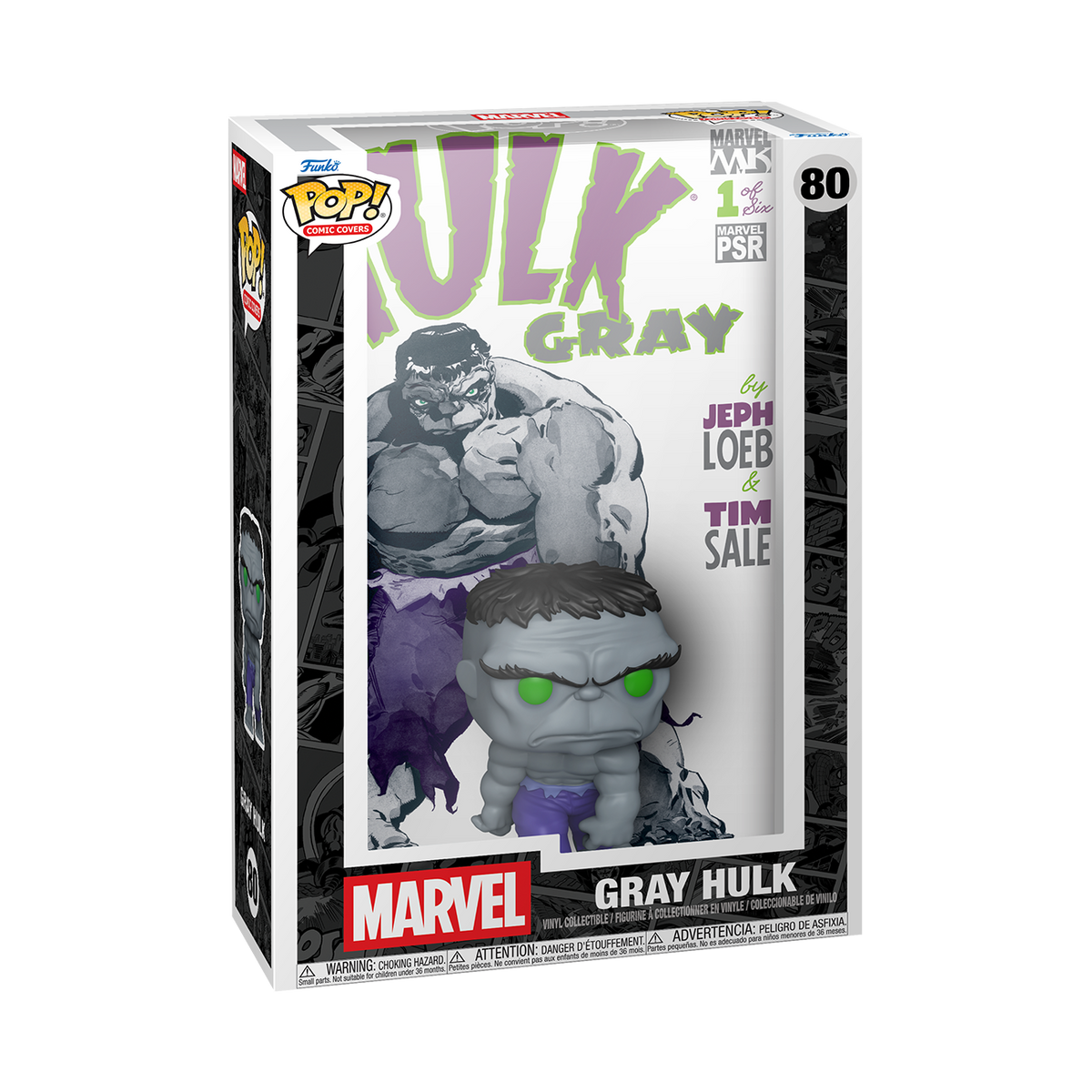 Funko Pop! Marvel Comic Cover Grey Hulk #80 Vinyl Figure
