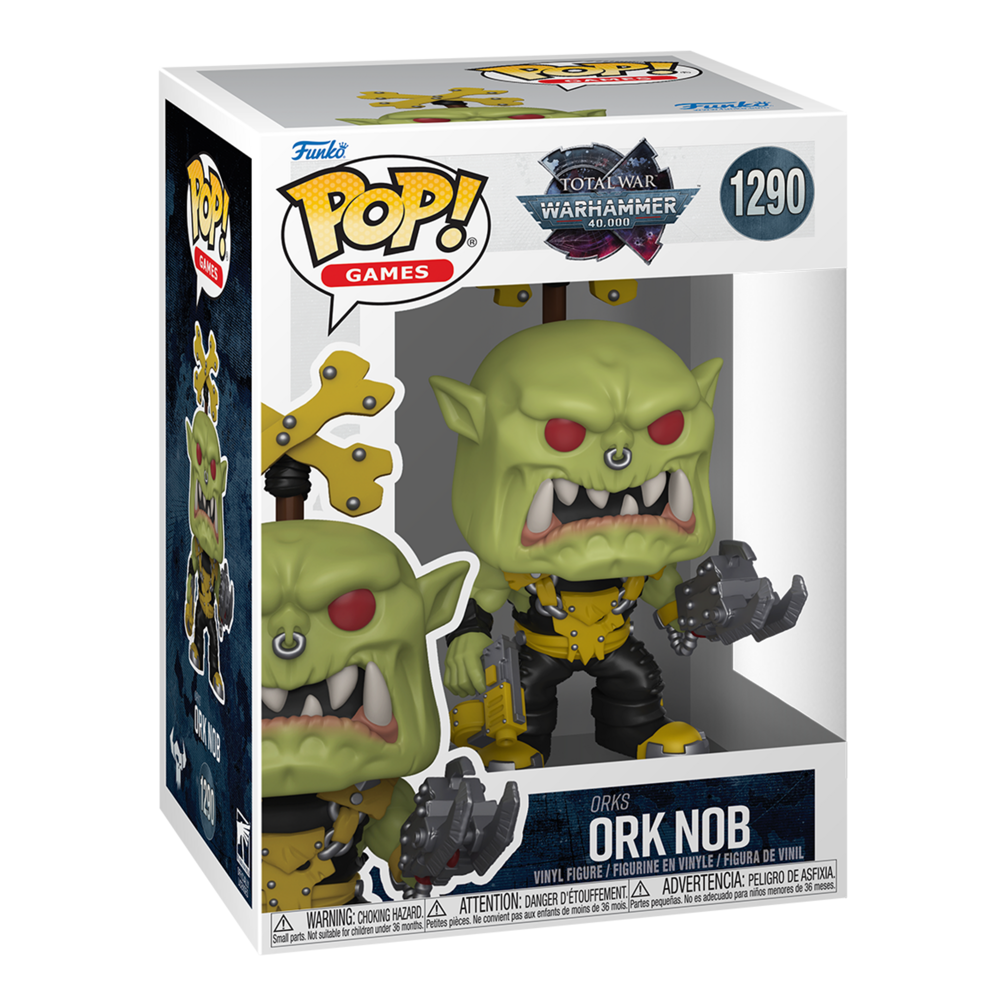 Funko Pop! Games Warhammer 40,000 Ork Nob #1290 Vinyl Figure