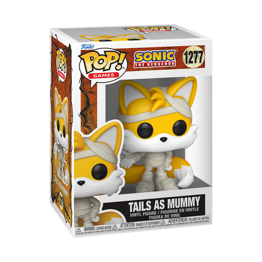 Funko Pop! Games Sonic the Hedgehog Tails as Mummy Vinyl Figure #1277