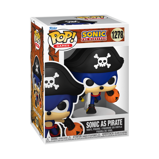Funko Pop! Games Sonic the Hedgehog Sonic as Pirate #1278