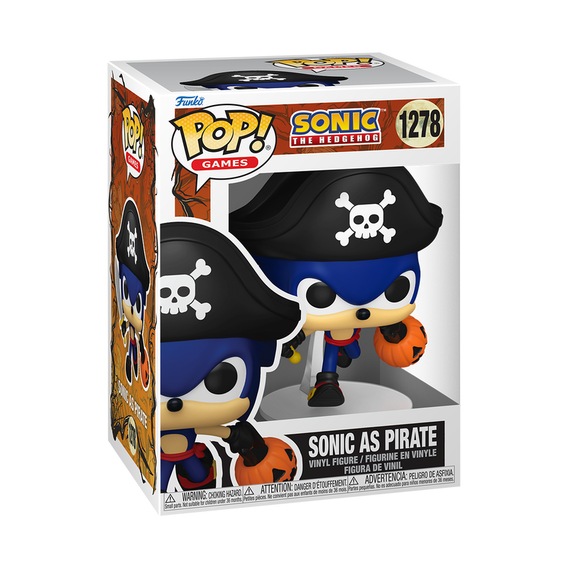 Funko Pop! Games Sonic the Hedgehog Sonic as Pirate #1278