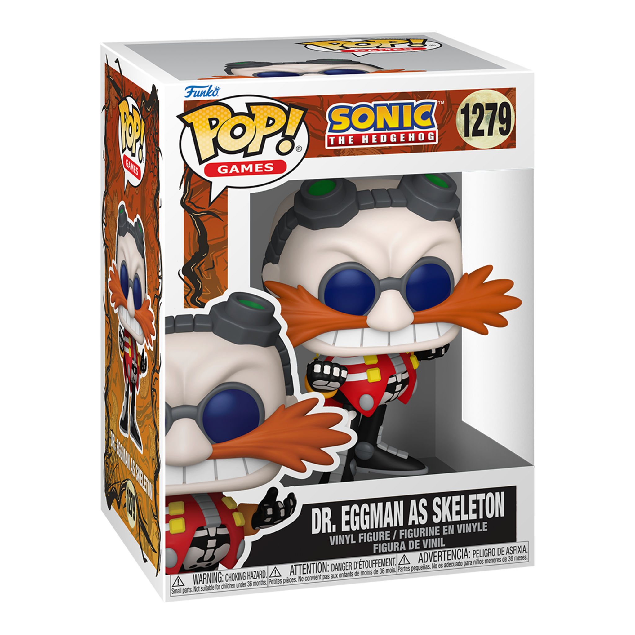 Funko Pop! Games Sonic the Hedgehog Dr. Eggman as Skeleton #1279