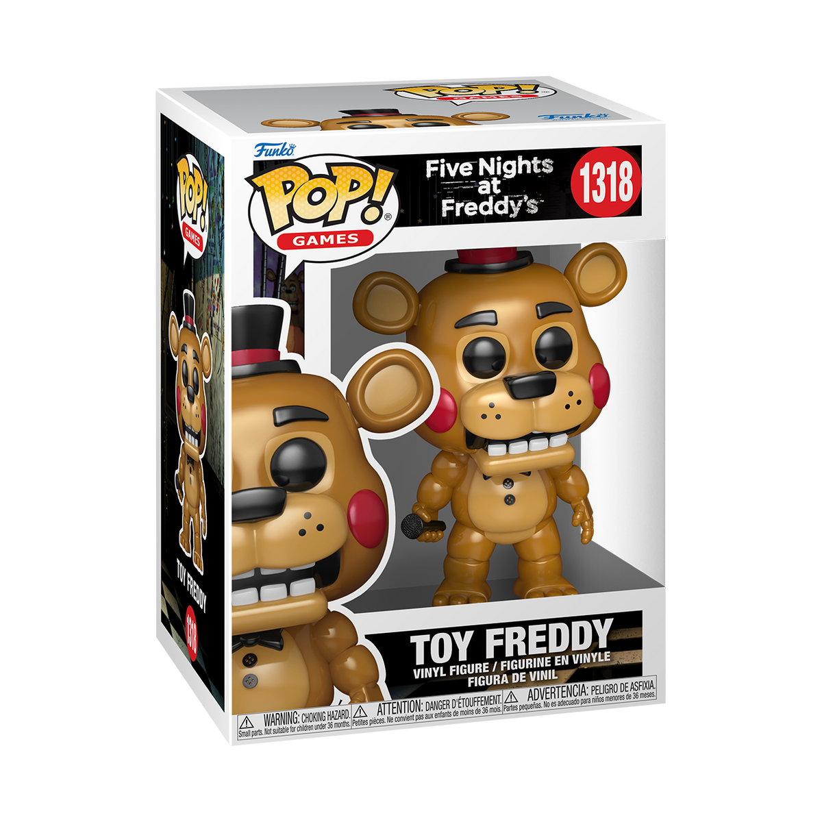 Funko Pop! Vinyl Five Nights at Freddy's Toy Freddy #1318