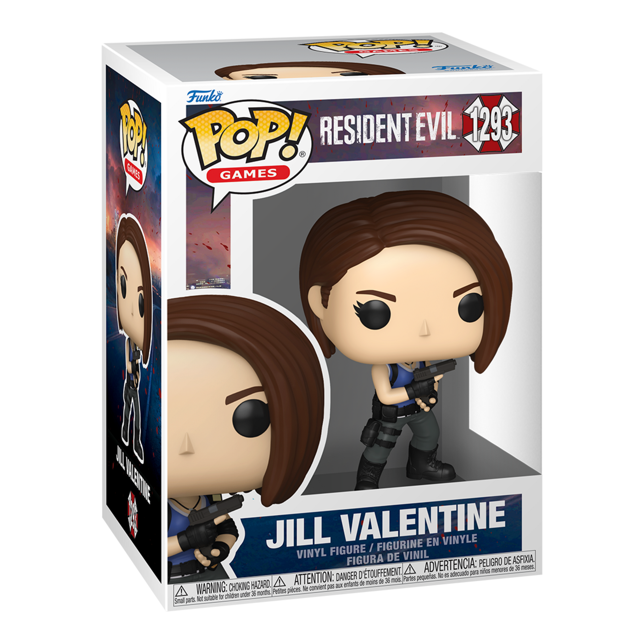 Funko Pop! Games Resident Evil Jill Valentine #1293 Vinyl Figure