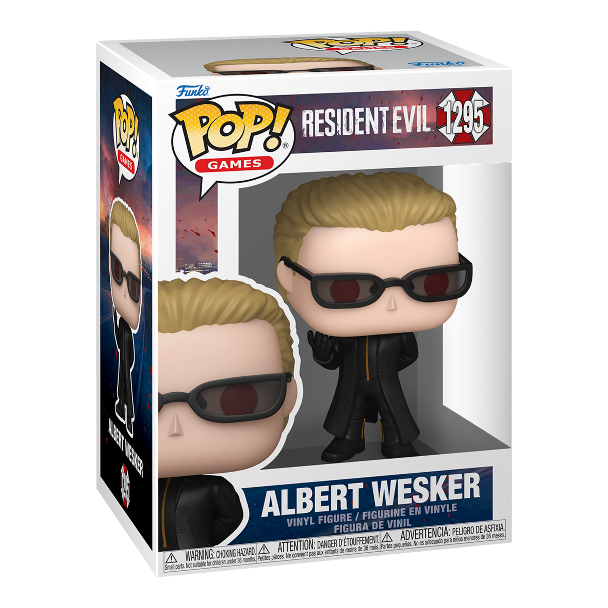 Funko Pop! Games Resident Evil Albert Wesker #1295 Vinyl Figure