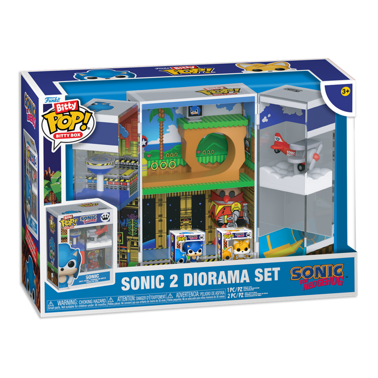 Funko Bitty Pop! Sonic the Hedgehog Sonic 2 Diorama Set