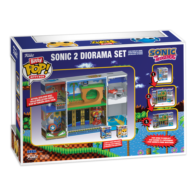 Funko Bitty Pop! Sonic the Hedgehog Sonic 2 Diorama Set