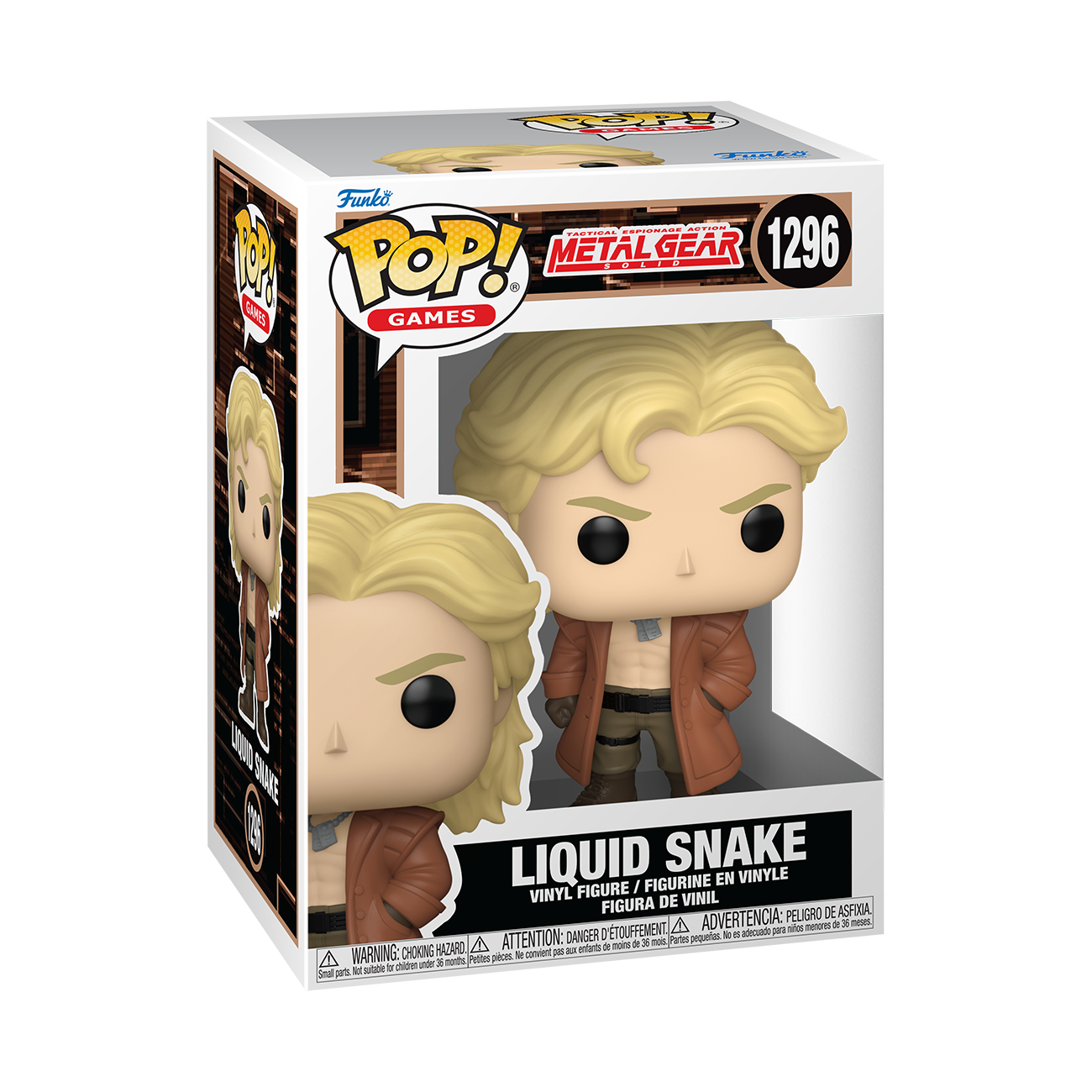 Funko Pop! Games Metal Gear Solid Liquid Snake Vinyl Figure #1296