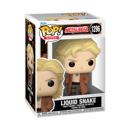 Funko Pop! Games Metal Gear Solid Liquid Snake Vinyl Figure #1296