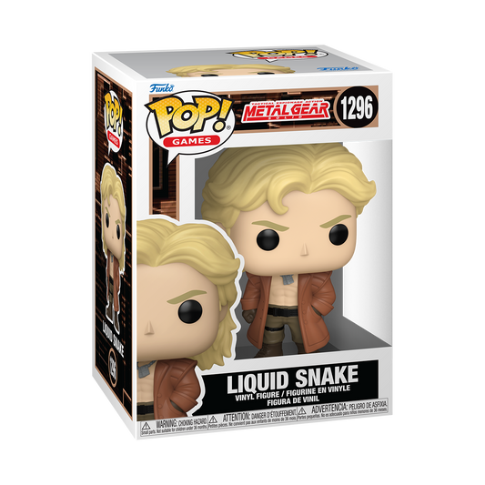 Funko Pop! Games Metal Gear Solid Liquid Snake Vinyl Figure #1296