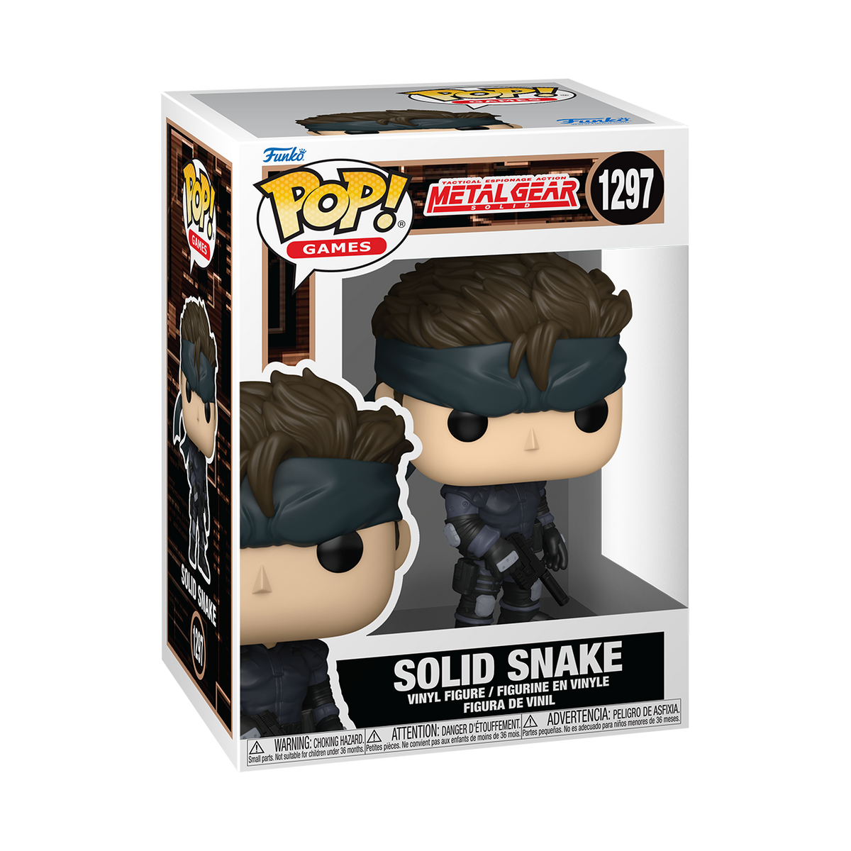 Funko Pop! Games Metal Gear Solid Solid Snake Vinyl Figure