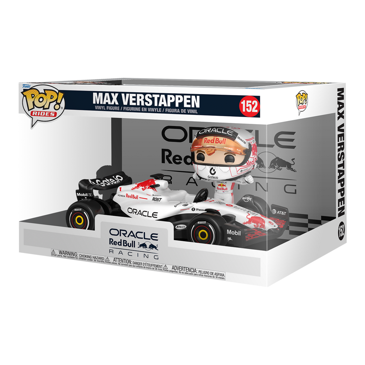 Funko Pop! Vinyl Rides Super Deluxe Formula 1 Max Verstappen White #152