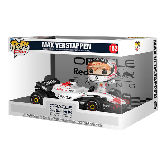 Funko Pop! Vinyl Rides Super Deluxe Formula 1 Max Verstappen White #152