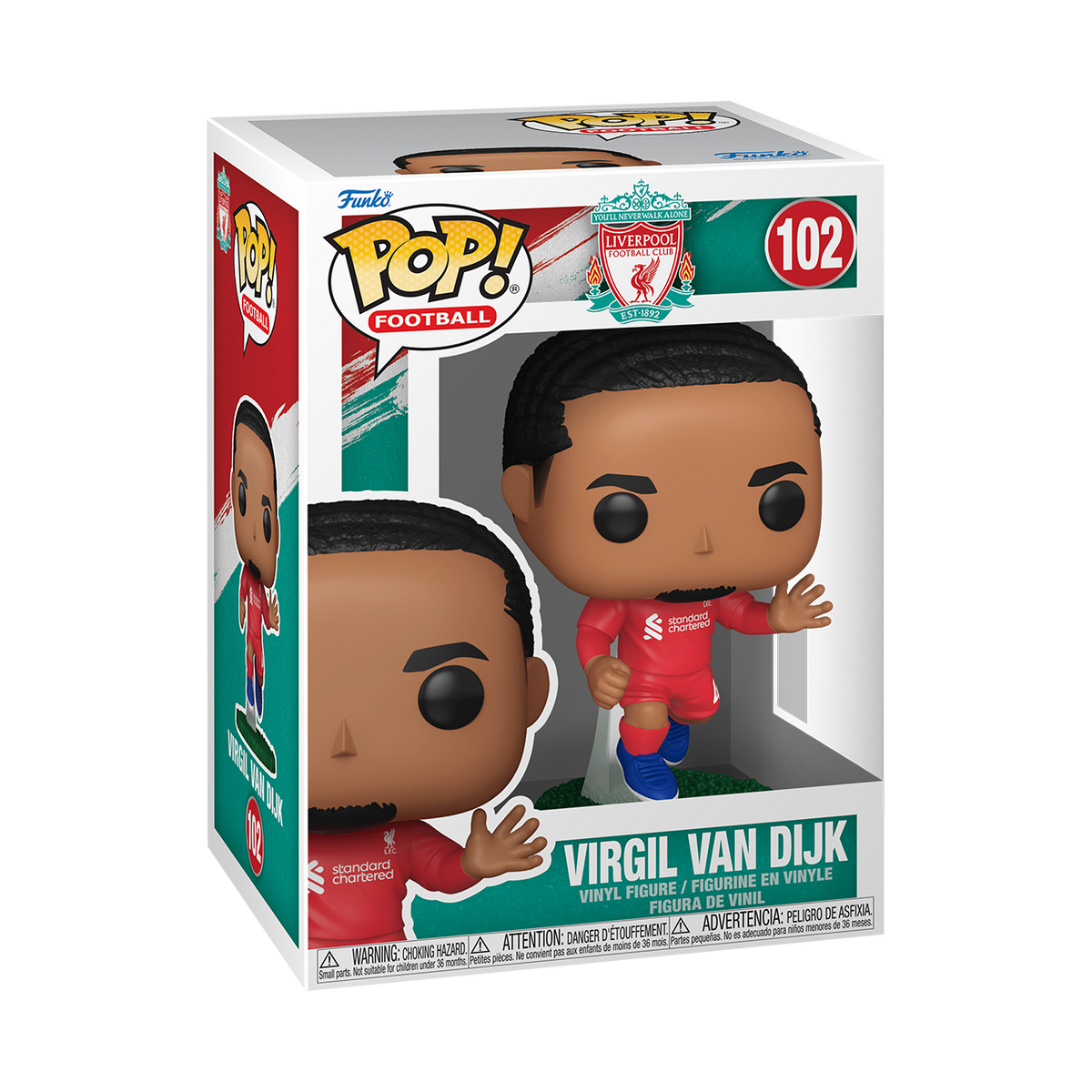 Funko Pop! Football Liverpool FC Virgil van Dijk Vinyl Figure #16