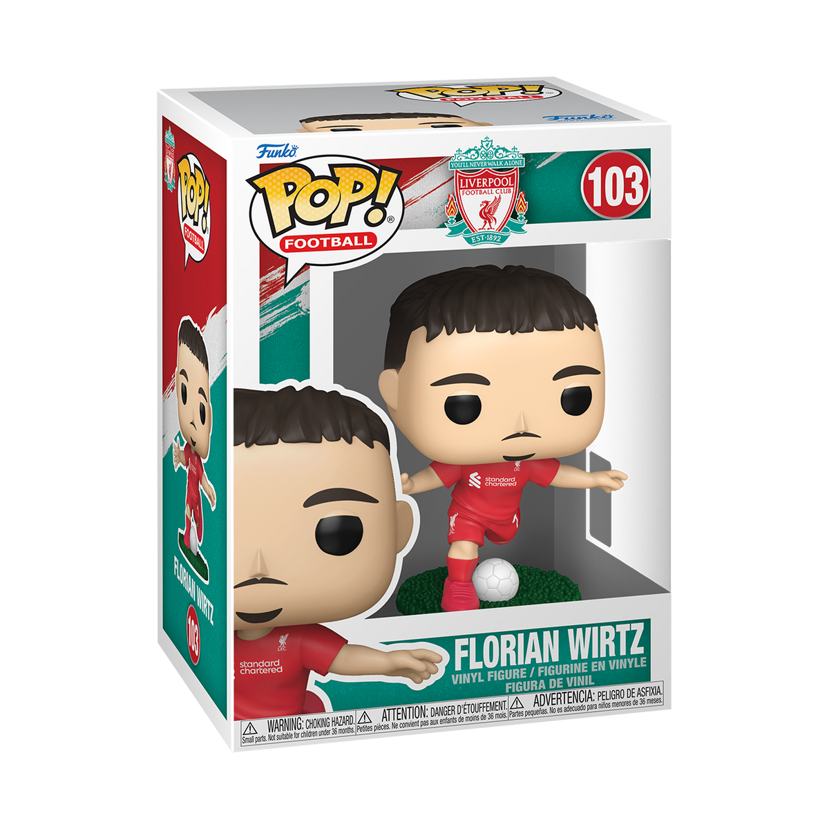 Funko Pop! Football Liverpool FC Florian Wirtz Vinyl Figure No. 103