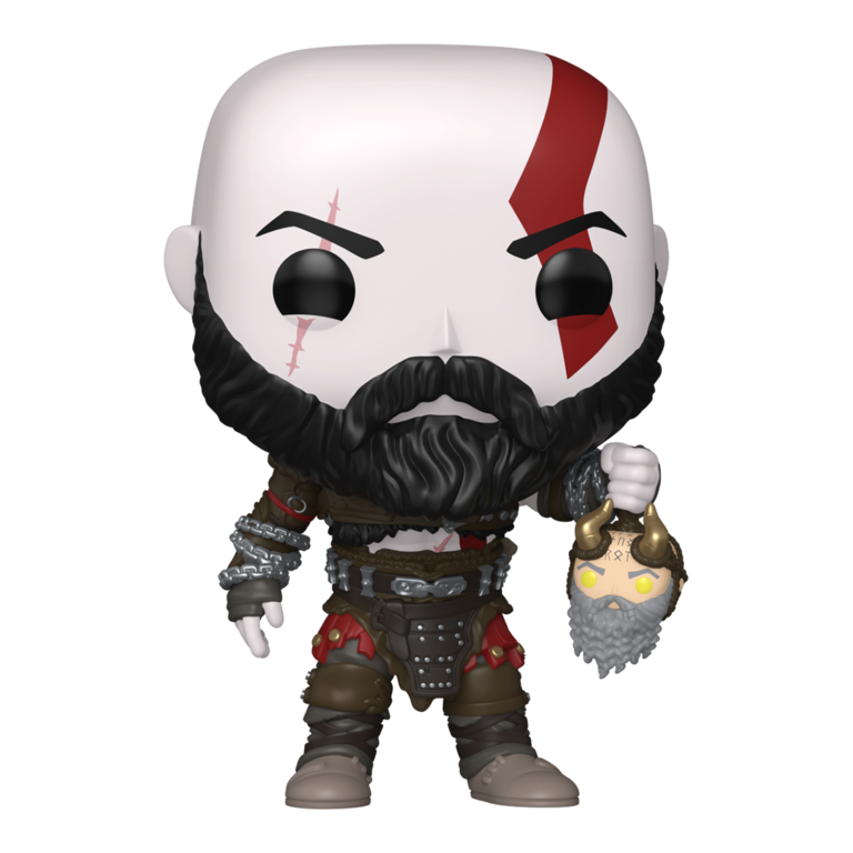 Funko Pop! Vinyl God of War Ragnarök Kratos with Mimir’s Head #1340