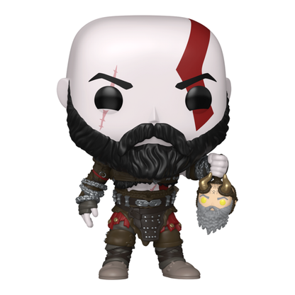 Funko Pop! Vinyl God of War Ragnarök Kratos with Mimir’s Head #1340