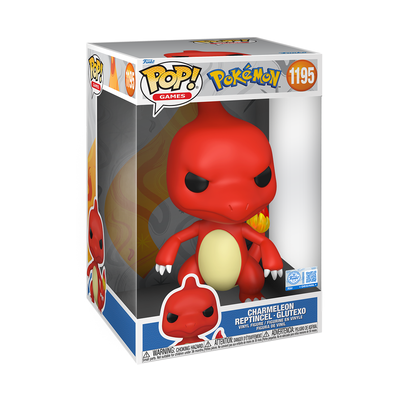 Funko Pop! Jumbo Pokémon Charmeleon 10-Inch Vinyl Figure #1195
