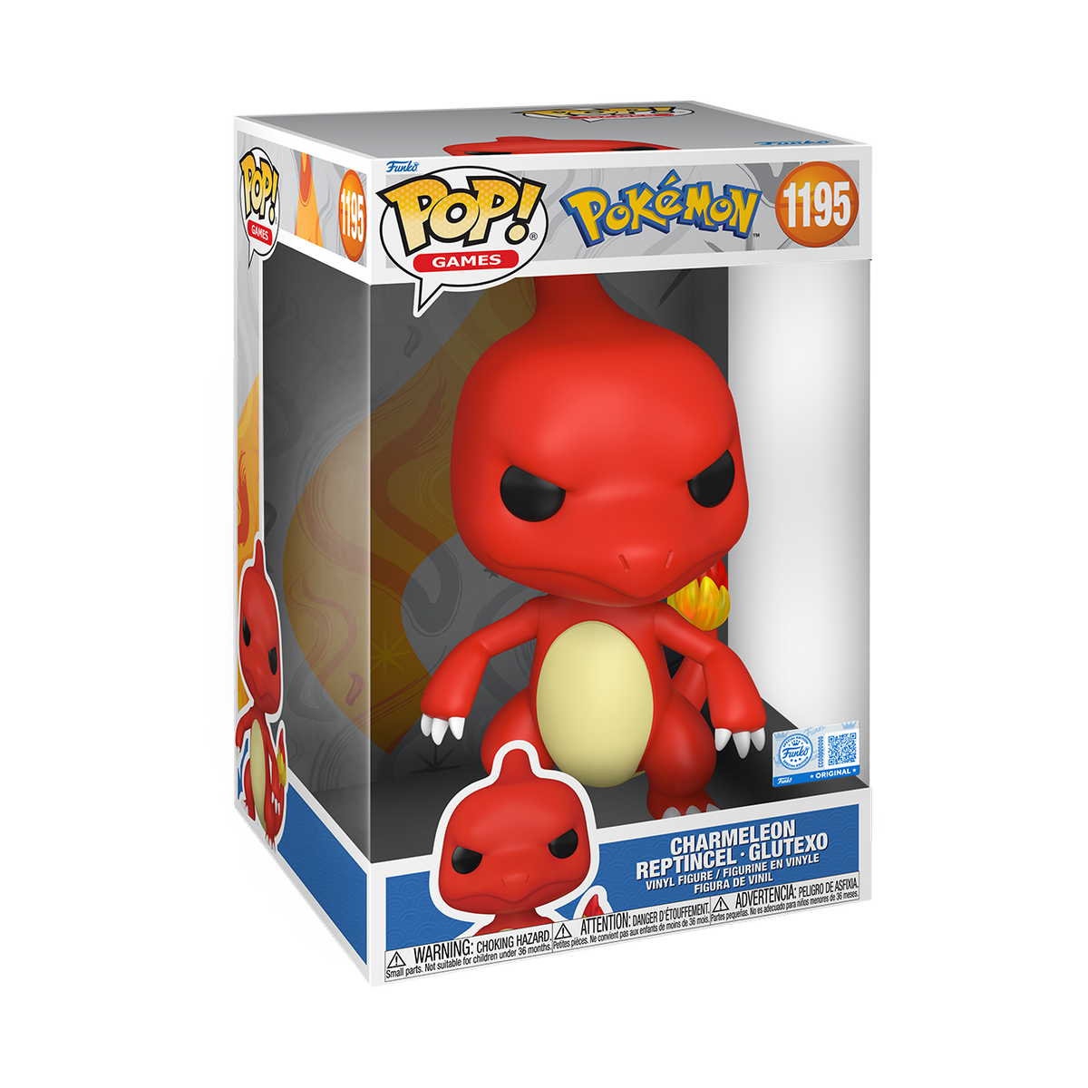 Funko Pop! Jumbo Pokémon Charmeleon 10-Inch Vinyl Figure #1195