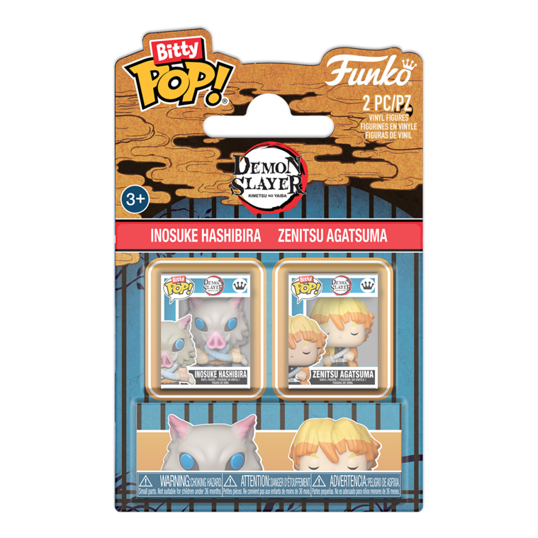 Funko Bitty POP! Demon Slayer Inosuke & Zenitsu 2-Pack