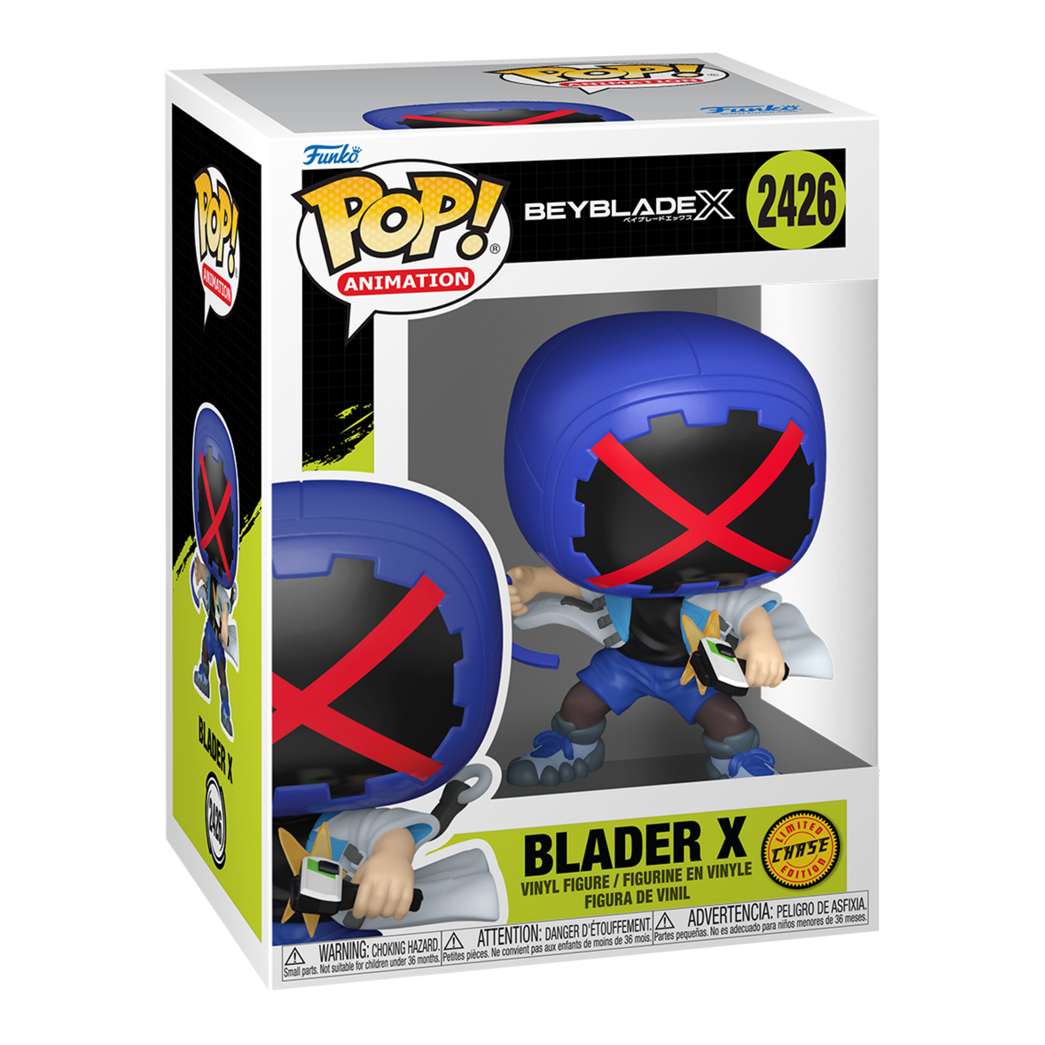 Funko Pop! Animation Beyblade X Jaxon Cross #2426 with Chance of Chase