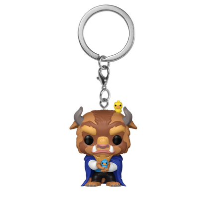 Funko Pop! Vinyl Keychain Disney Beauty and the Beast Belle & Beast 2 Pack