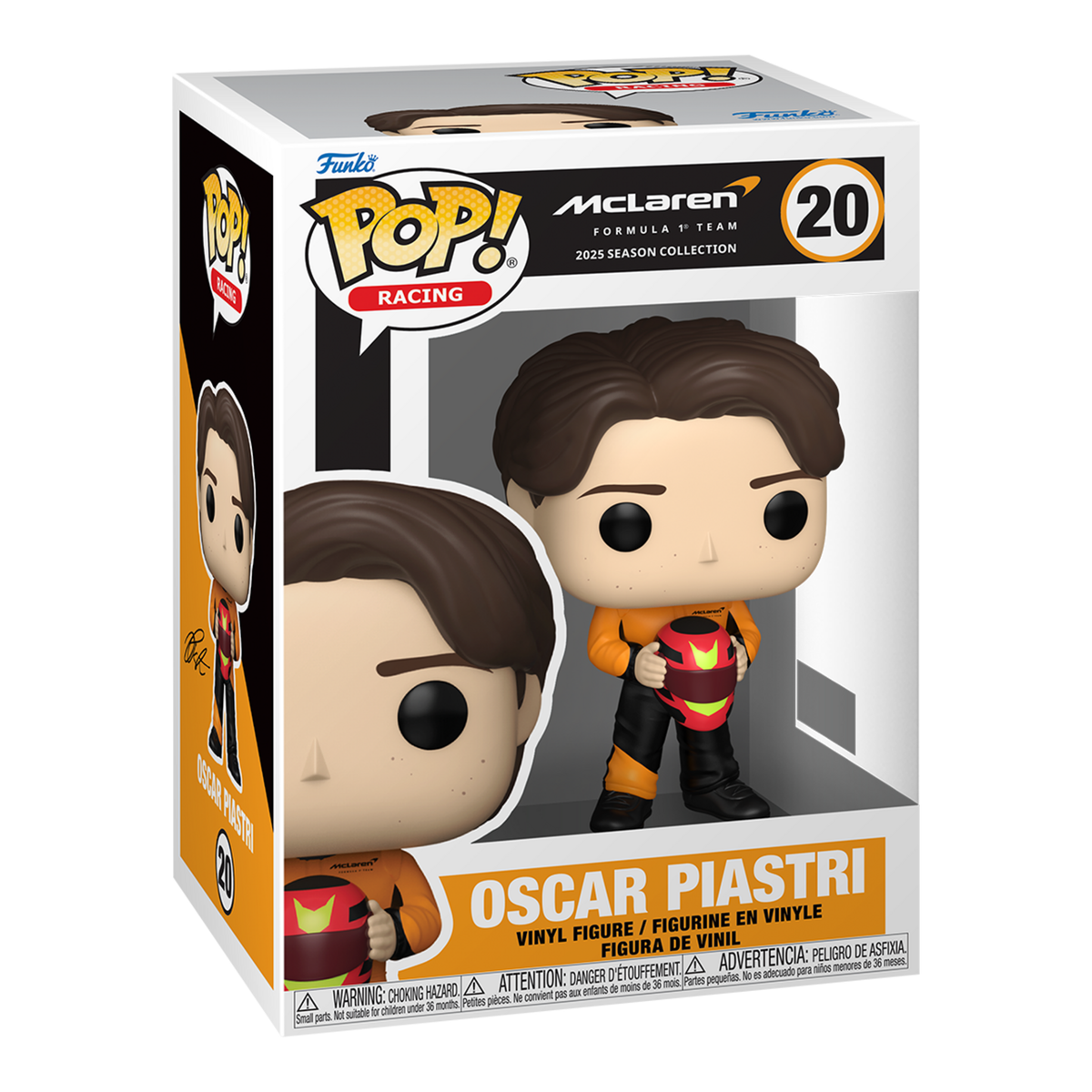 Funko Pop! Vinyl Racing McLaren Oscar Piastri #20 Vinyl Figure #20