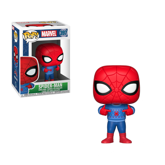 Funko Pop! Marvel Spider-Man with Ugly Sweater #397 – 985 33983 (1)