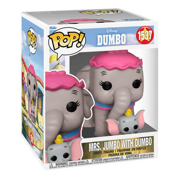 Funko Pop! Super 6in - Dumbo - Mrs Jumbo Figure