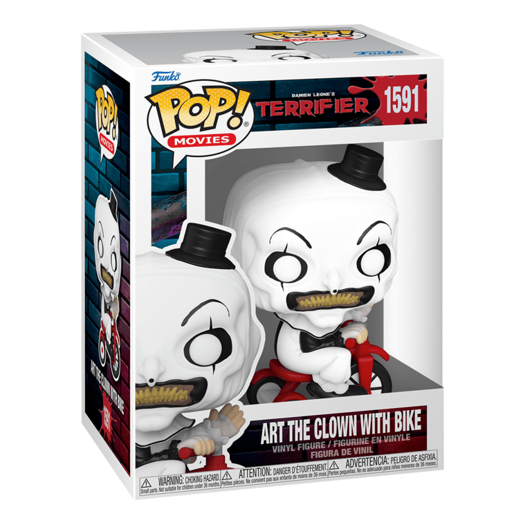 Funko Pop! Vinyl - Terrifier - Art the Clown w/ Bike