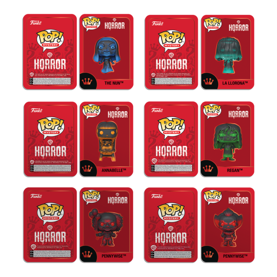 Funko Pop! Mystery - Warner Bros Horror - Vinyl Figure - (1 in 72 Chance of Chase + 1-of-1 Worldwide Chase)