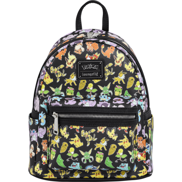 Loungefly - Pokemon MultiCharacter All Over Print  Mini Backpack