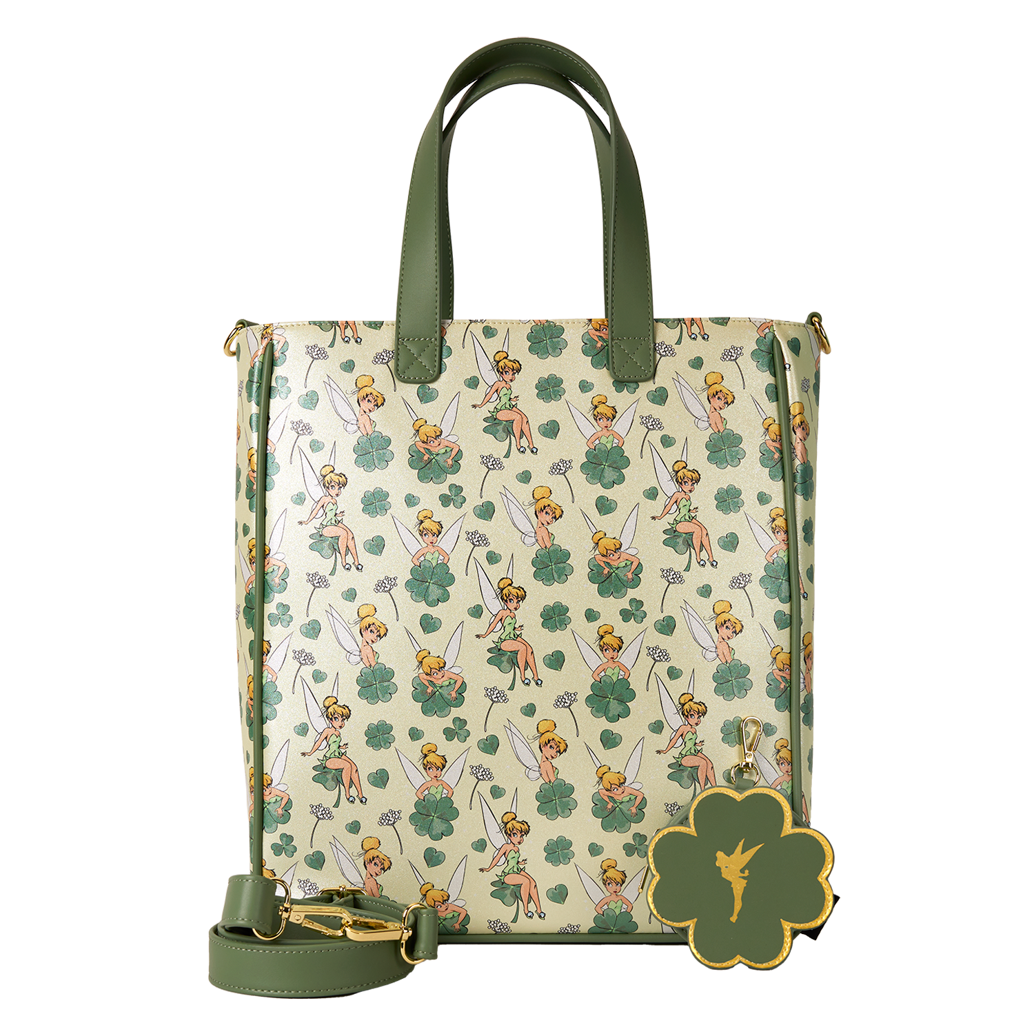 Loungefly - Tinker Bell 4Leaf Clover Tote Bag