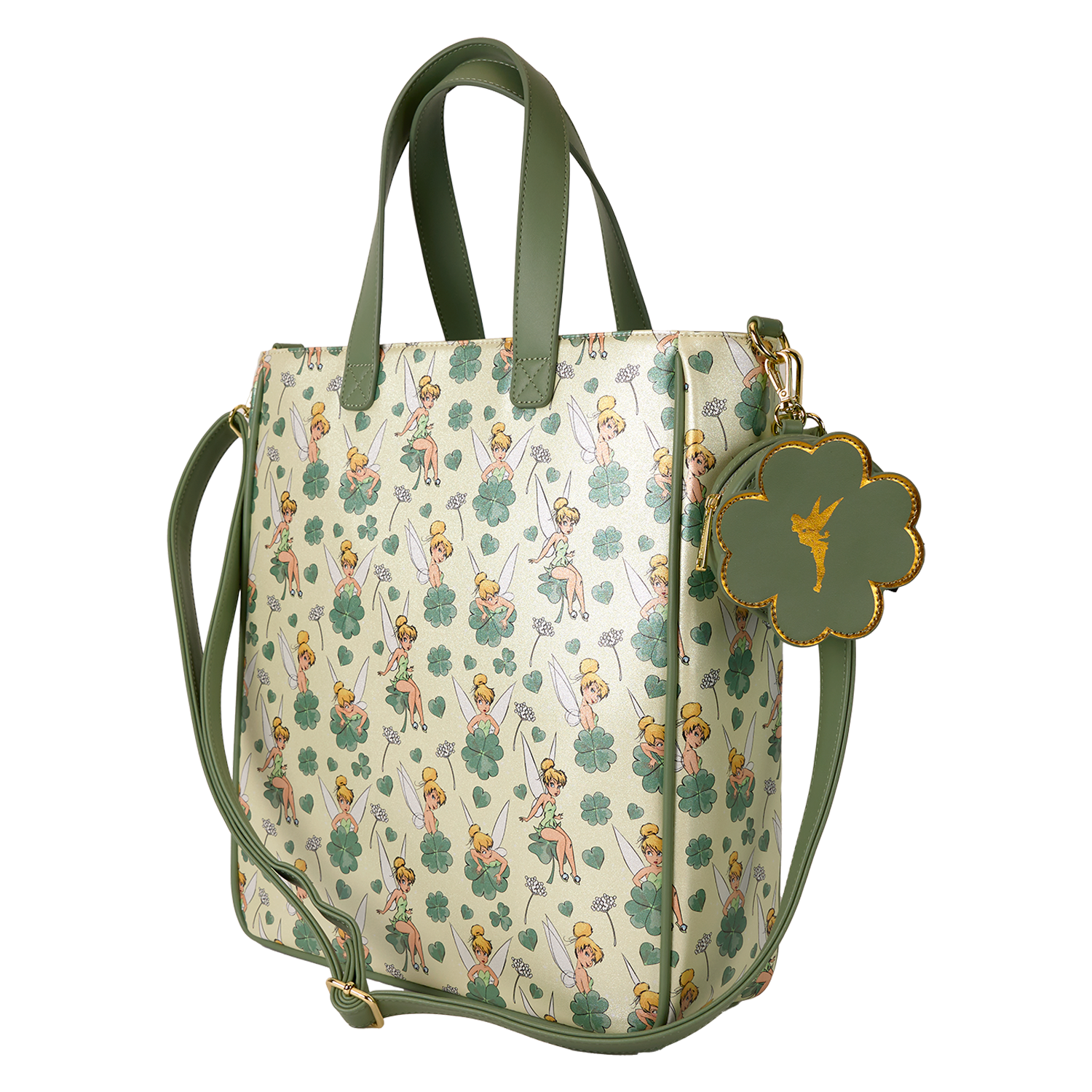 Loungefly - Tinker Bell 4Leaf Clover Tote Bag