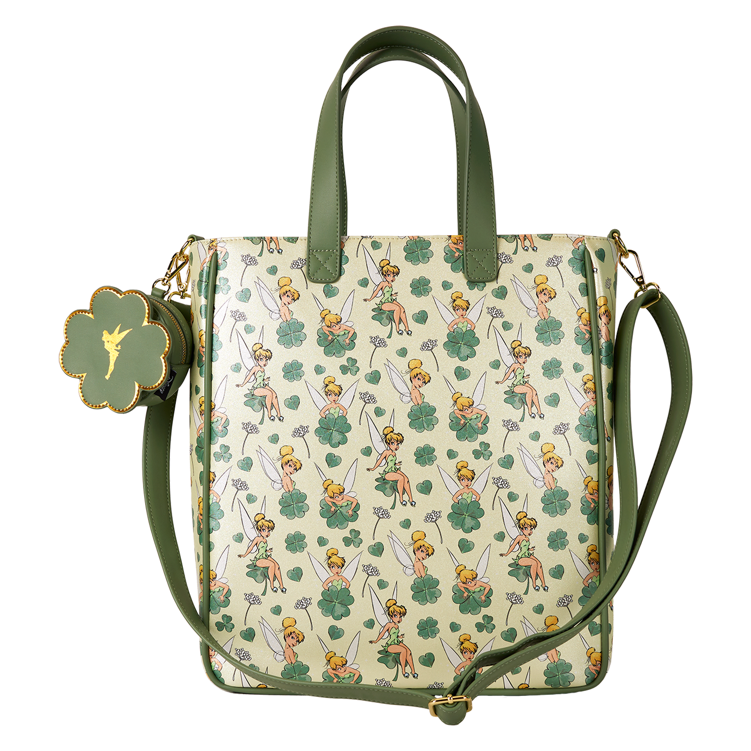 Loungefly - Tinker Bell 4Leaf Clover Tote Bag