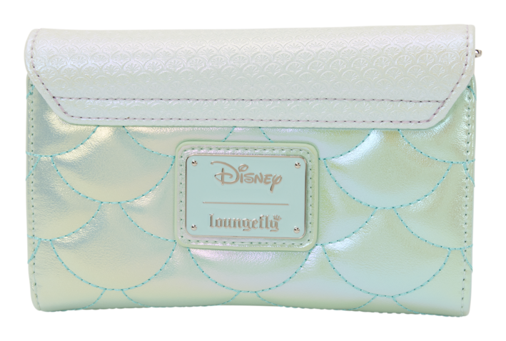 Loungefly - The Little Mermaid Iridescent Pearl Wallet With Card Slots And Faux Pearl Detailing