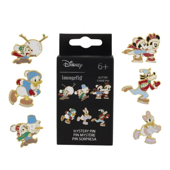 Loungefly - Blind Box Enamel Pins - Mickey & Friends Winter