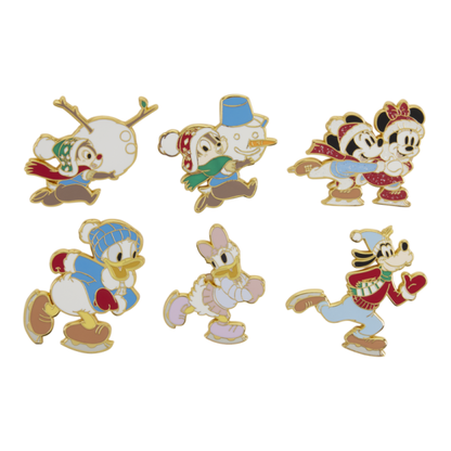 Loungefly - Blind Box Enamel Pins - Mickey & Friends Winter