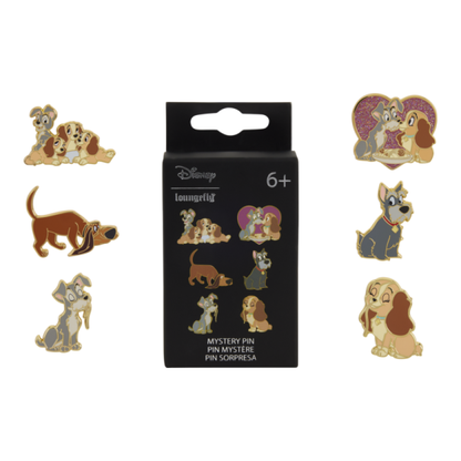 Loungefly - Blind Box Enamel Pins - Lady & The Tramp