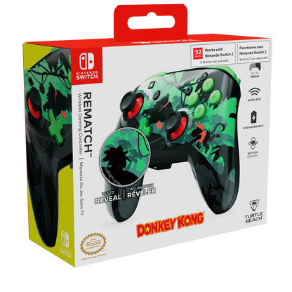 Turtle Beach Rematch Donkey Kong Wireless Controller for Nintendo Switch