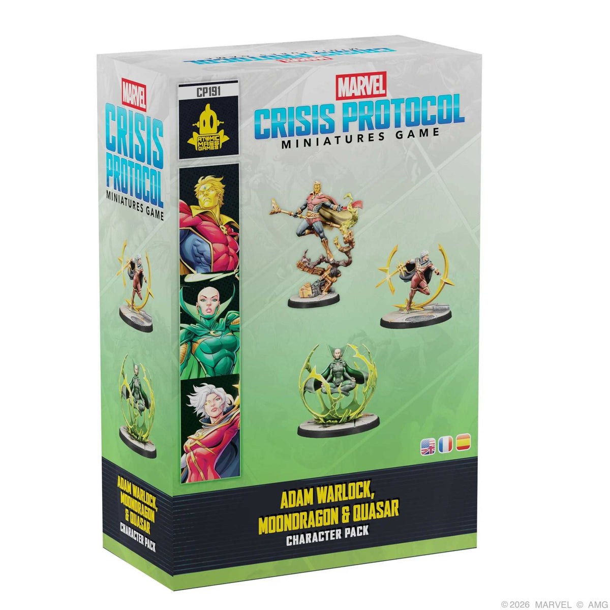 Marvel: Crisis Protocol Adam Warlock, Moondragon & Quasar Character Pack