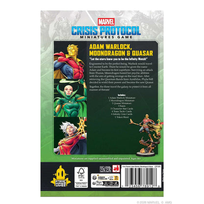 Marvel: Crisis Protocol Adam Warlock, Moondragon & Quasar Character Pack